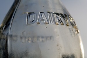 Dairy bottle; Unhindered by Talent
