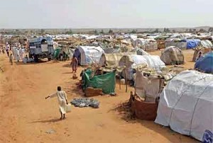 IDP camp in Darfur