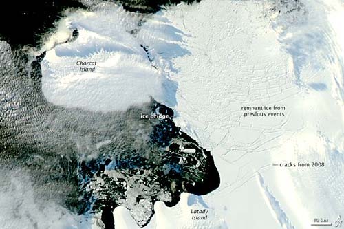 Wilkins Ice Shelf, Apr. 6, 2009