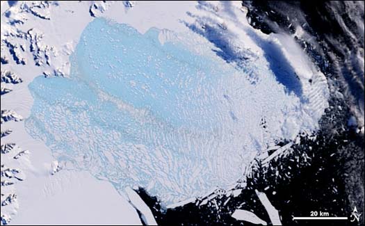 larsenb_tmo_20020661 Collapse of Antarctica\'s Larsen B Ice Shelf, in 2002