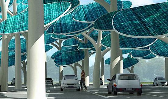 solar-forest Concept drawing of a \