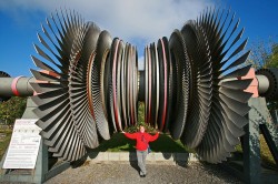 A nuclear turbine.