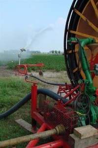 Farm sprinkler; by Rickes