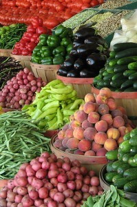 Farmers market; by Natalie Maynor