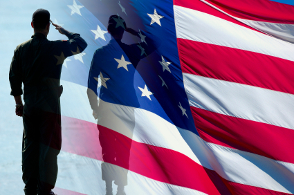Flag soldiers