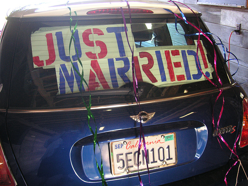 Just married
