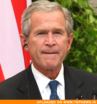 George Bush and italian Romano Prodi meeting