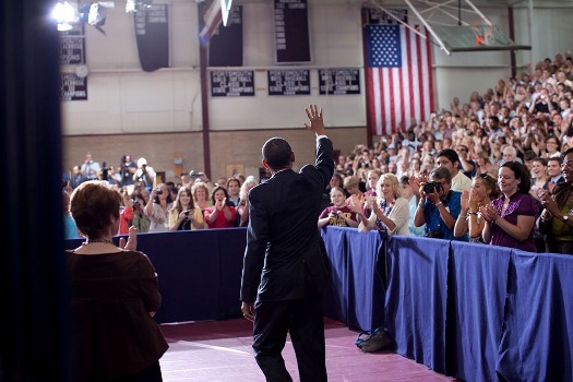 portsmouth_souza01_blog President Obama at health care town hall, Portsmouth New Hampshire, Aug. 12, 2009
