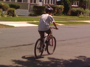 12 mile July bike ride