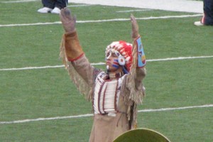 Former mascot of the University of Illinois, Chief Illiniwek