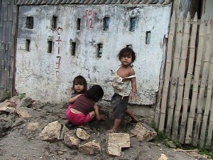 These young girls are growing up without access to proper education and health care and with barely enough to eat. They are children in the community we are working with.