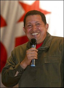 Hugo Chavez, courtesy of AP/Miraflores Press Office