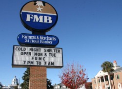 cold weather shelter sign
