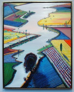 Wayne Thiebaud - Rivers and Farms - De Young Museum; by Marshall Astor - Food Pornographer