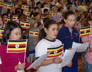 Weston Children Welcoming Ugandan Visitors
