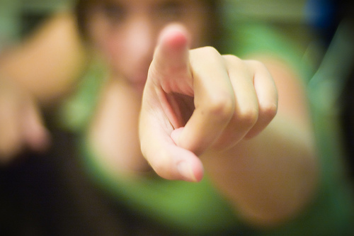 finger-pointing